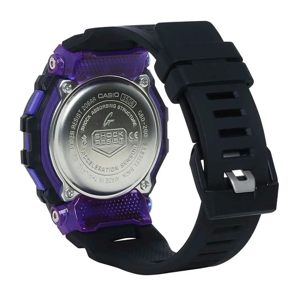 G-Shock Digital Bluetooth Fitness Watch G Squad Series GBD200SM-1A6