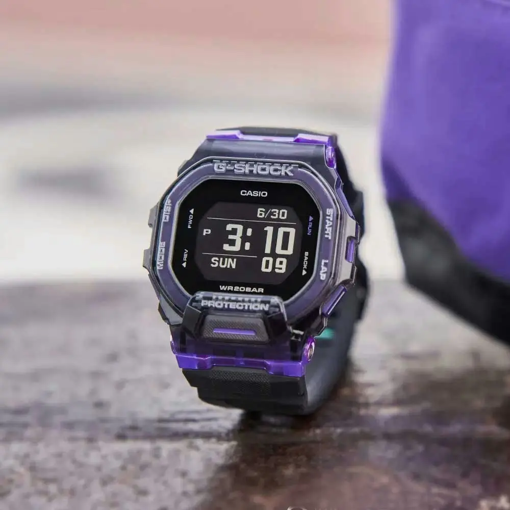 G-Shock Digital Bluetooth Fitness Watch G Squad Series GBD200SM-1A6