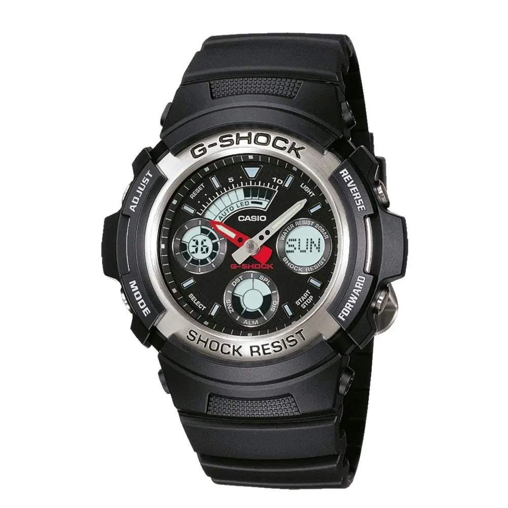 G-Shock Digital & Analogue Watch Biker Series AW590-1