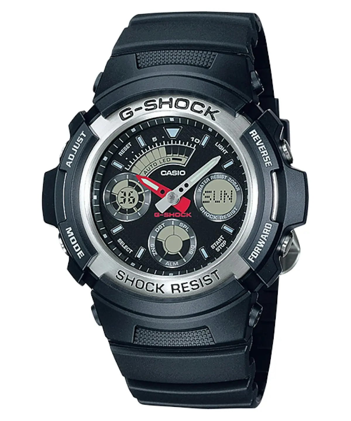 G-Shock Digital & Analogue Watch Biker Series AW590-1