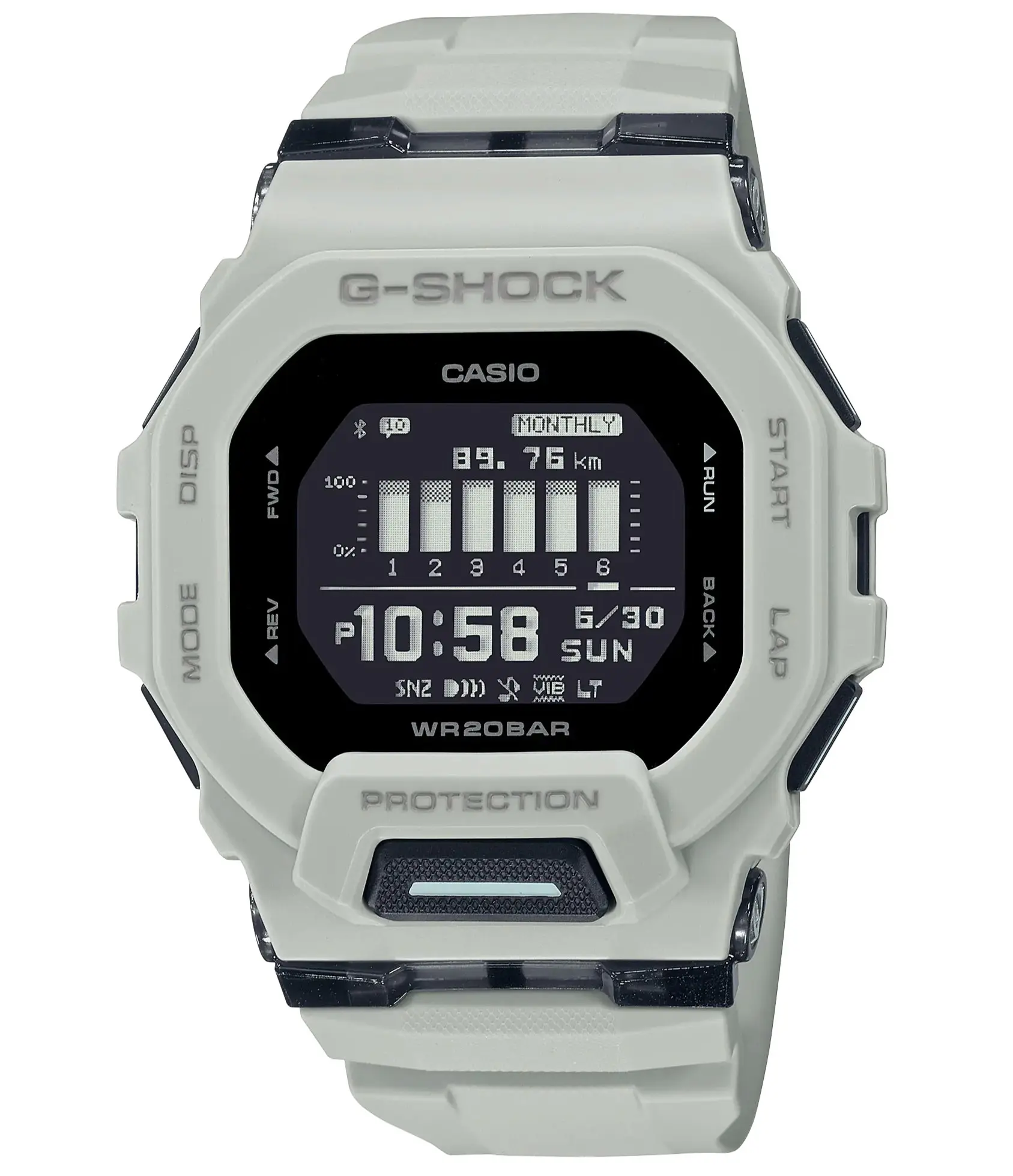 G-Shock Digital Bluetooth Fitness Watch G Squad Series GBD200UU-9D