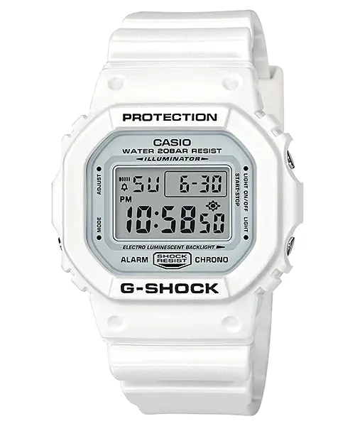 G-Shock White Digital DW5600MW-7D