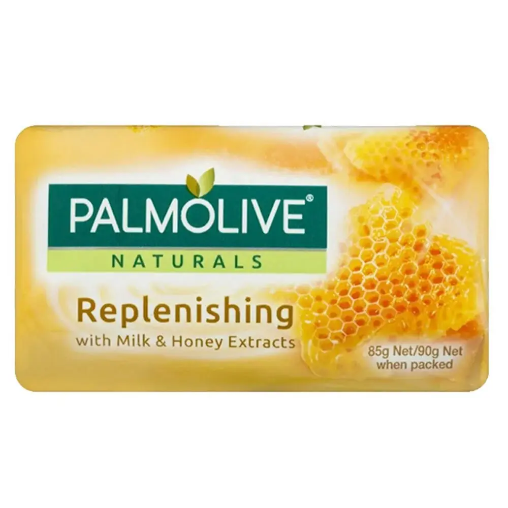 12x Palmolive 90g Soap Bars Milk and Honey Extracts Clean/Washing All Skin Types