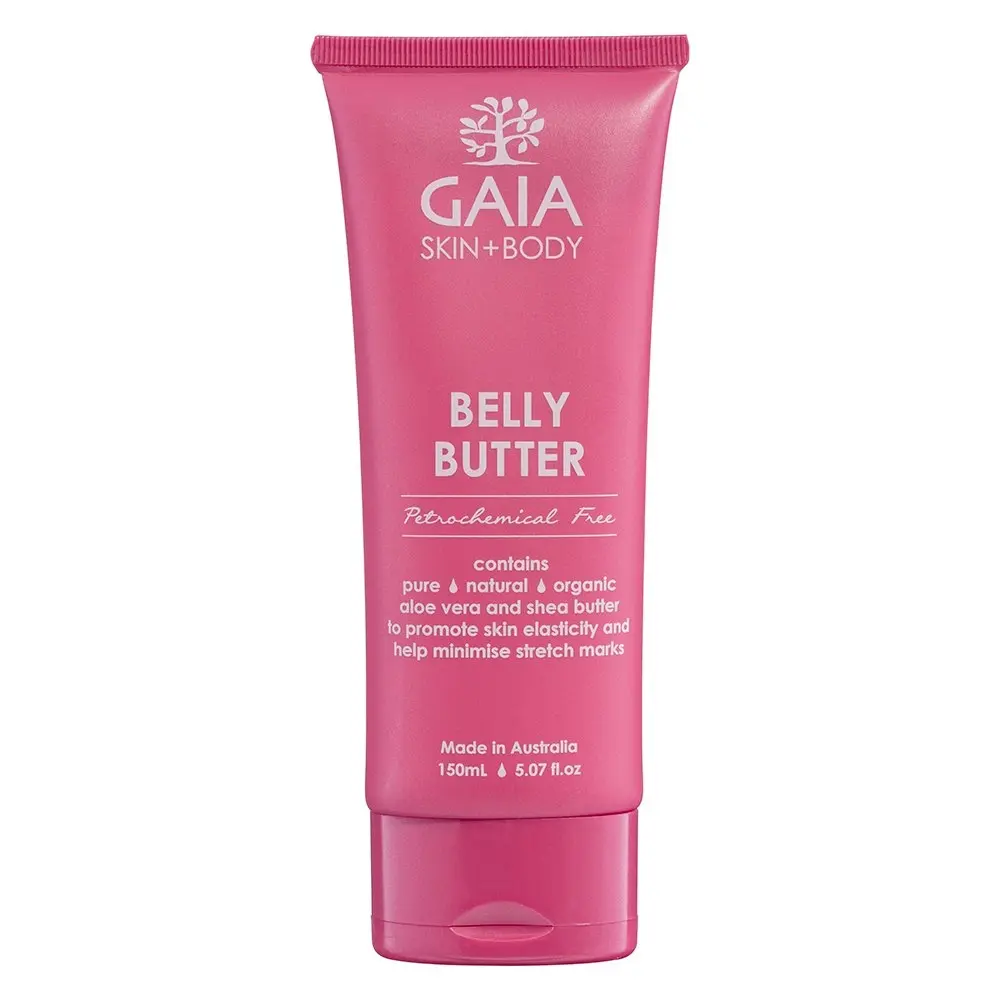 Gaia 300ml Pure/Natural/Organic Belly Butter/Cream Women/Moms Skin Pregnancy