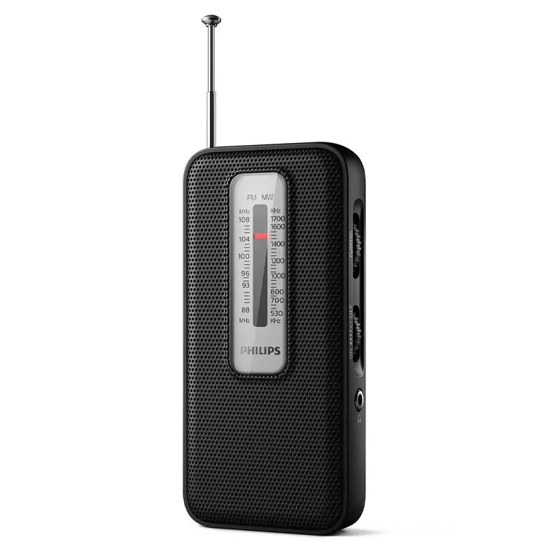 Philips 1000 Series 11cm Portable Pocket Radio AM/FM Battery Powered/Handheld