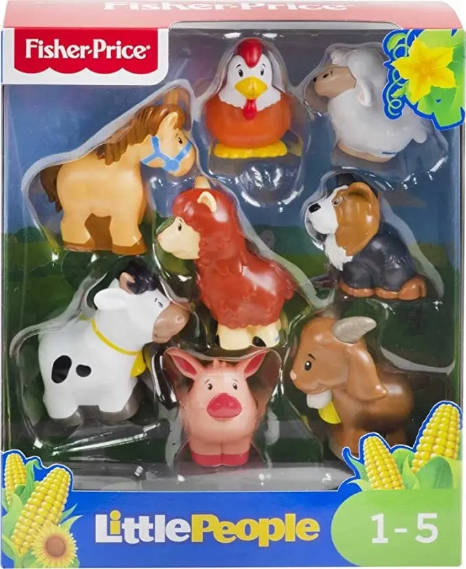 Fisher-Price Little People 10-Piece Animal Figure Set