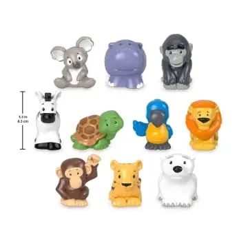 Fisher-Price Little People 10-Piece Animal Figure Set