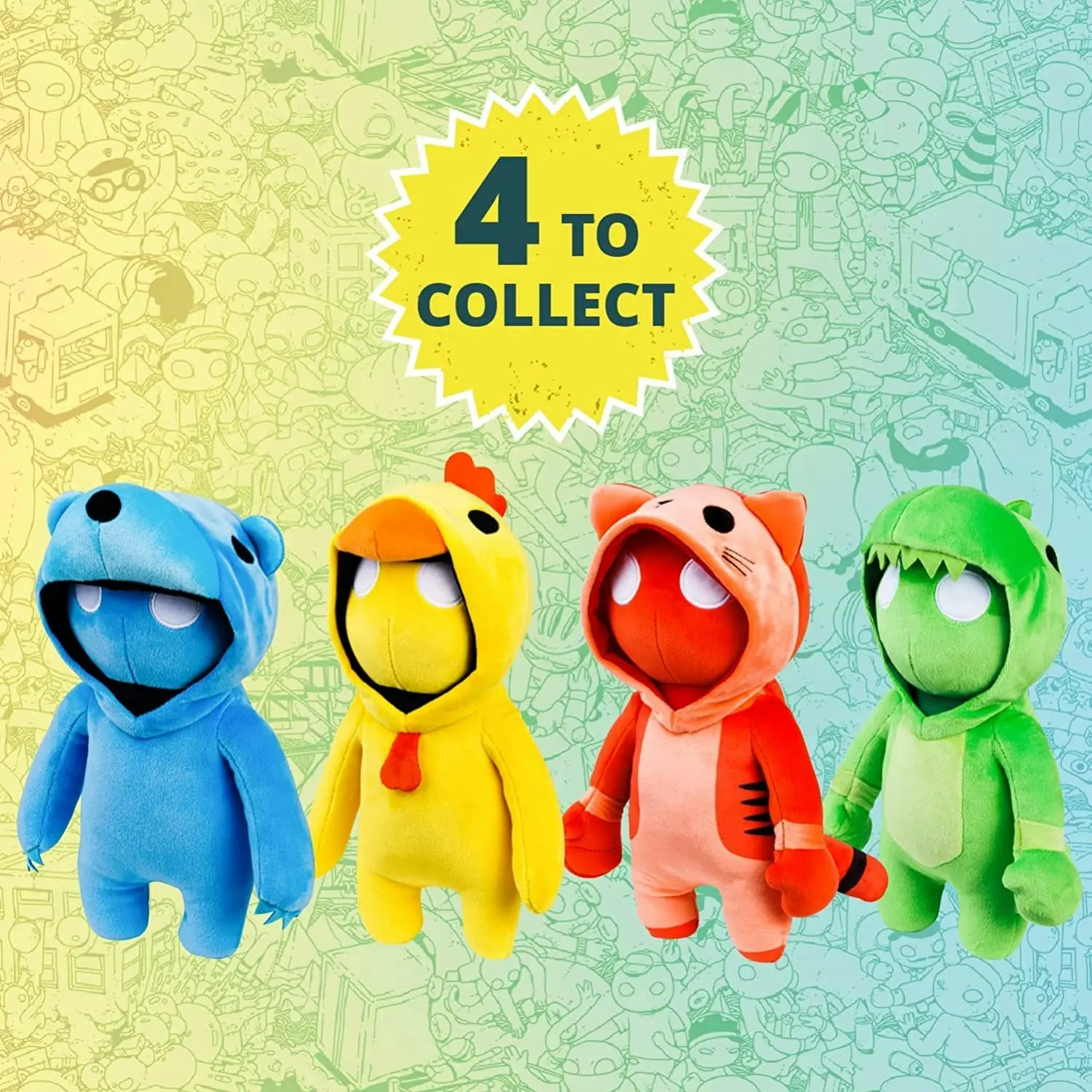 Gang Beasts Stretchy Plushies 40 cm