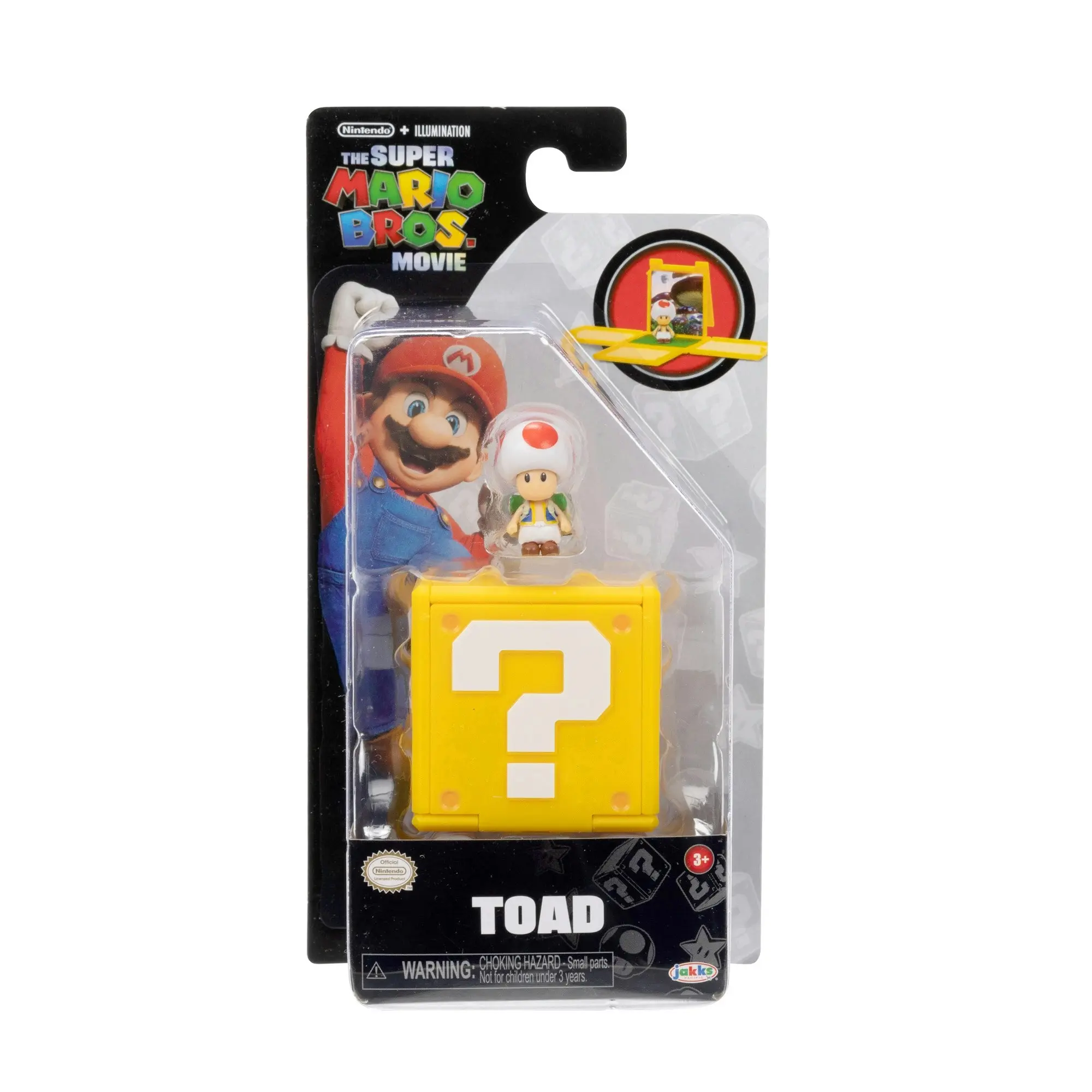 The Super Mario Bros. Movie - 1.25” Mini Figure with Question Block