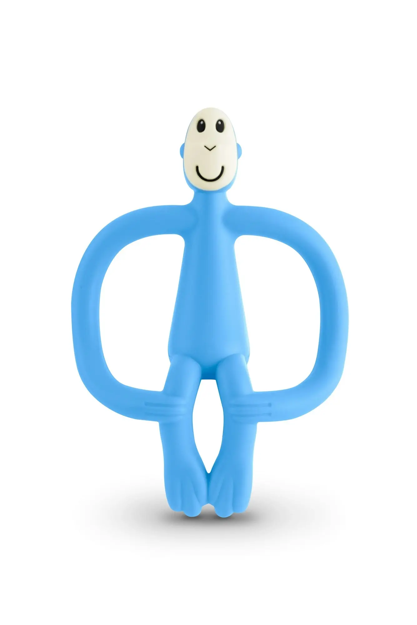 Matchstick Monkey Teething Toy And Gel Applicator Baby Blue