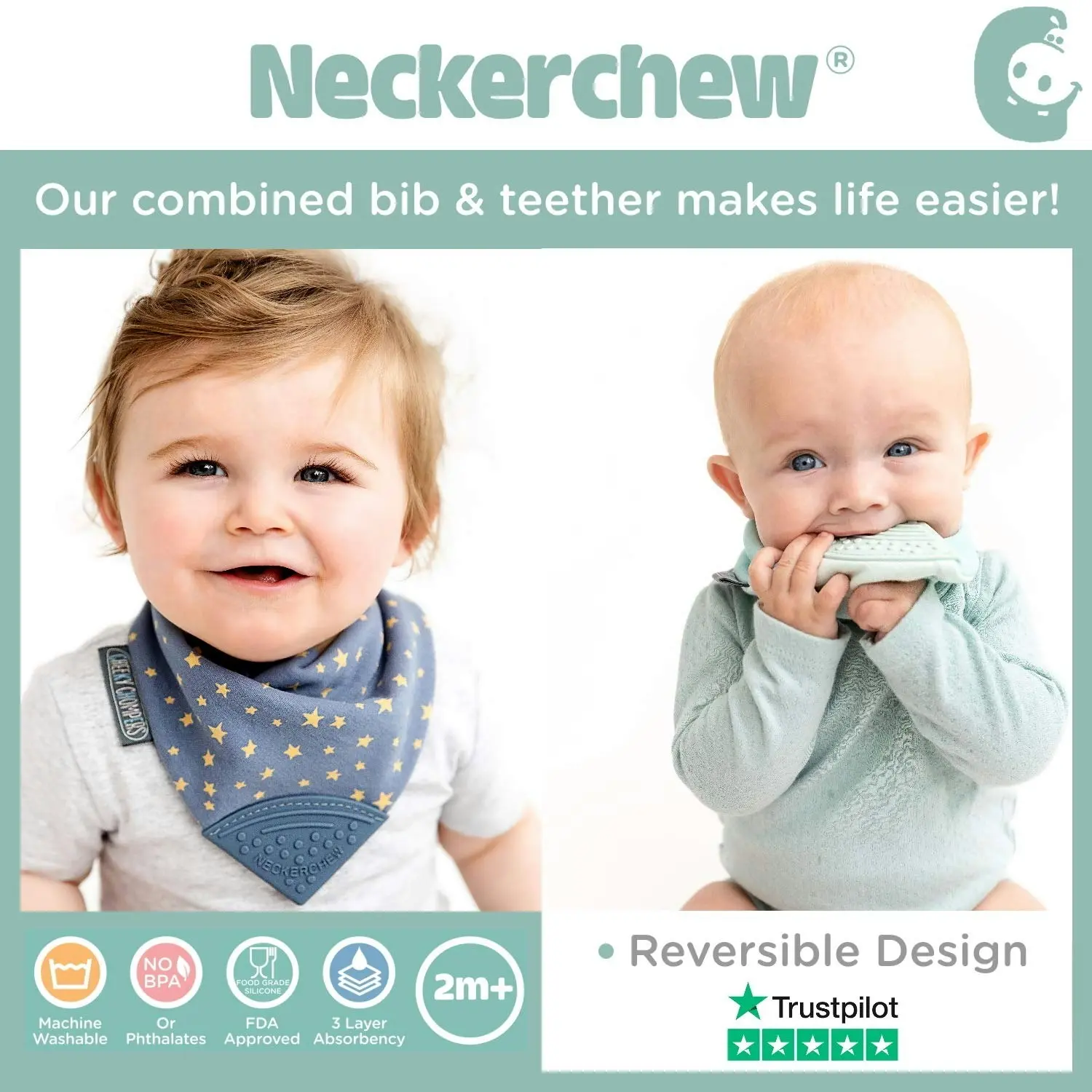 Cheeky Chompers Neckerchew Dino Friends