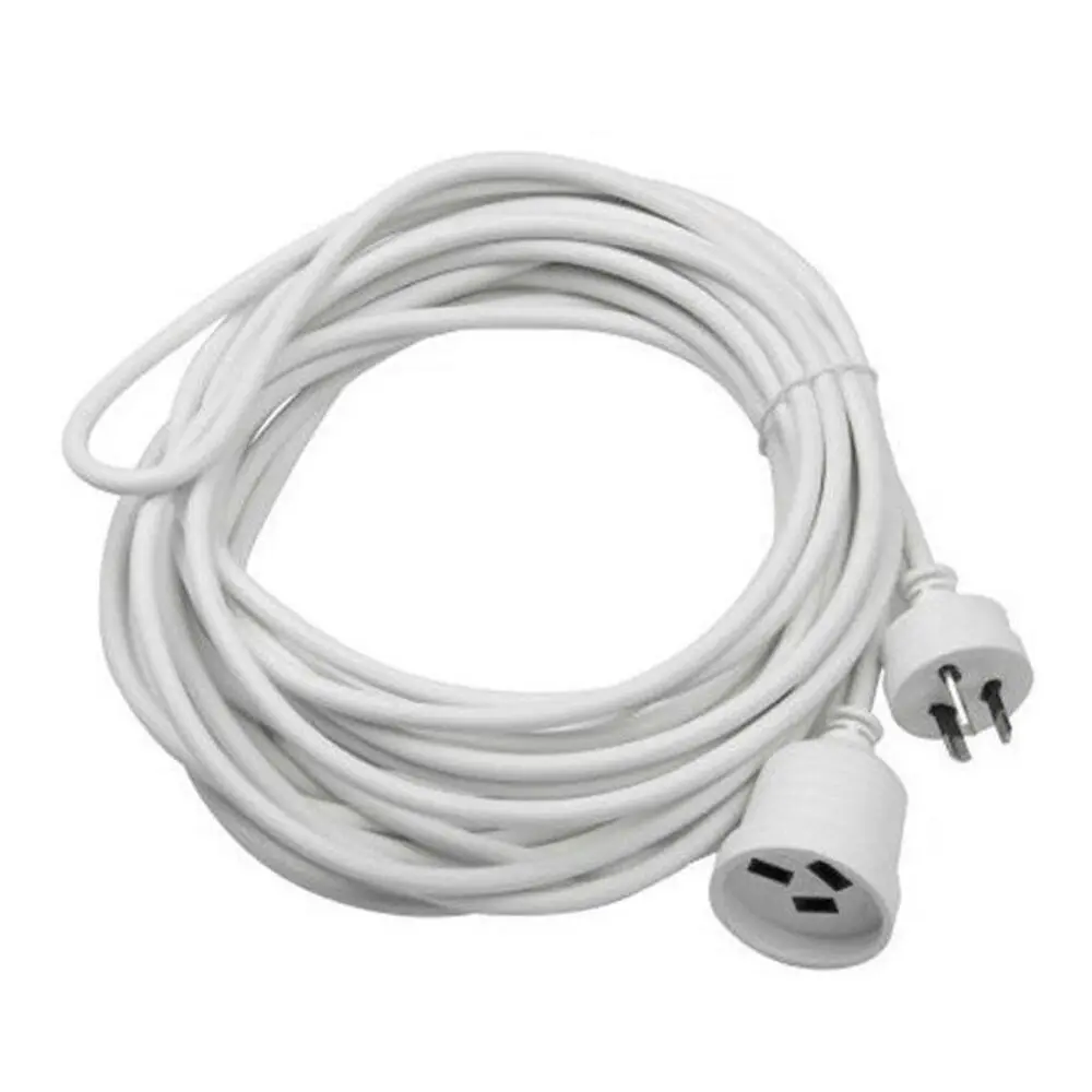 2PK Sansai 3M Power Extension Cord Lead 10A 240V 2400W Max Home Office AU 3-Pin