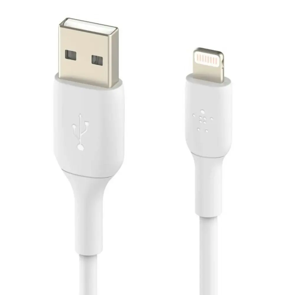 Belkin 1m Lightning MFI-Certified USB-A Cable Charging for Apple iPhone 11 XS WH