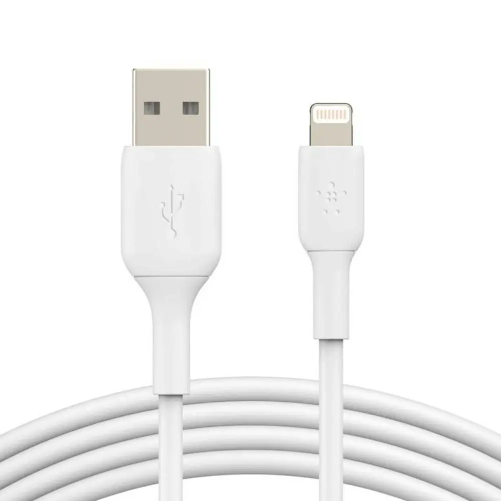 Belkin 1m Lightning MFI-Certified USB-A Cable Charging for Apple iPhone 11 XS WH