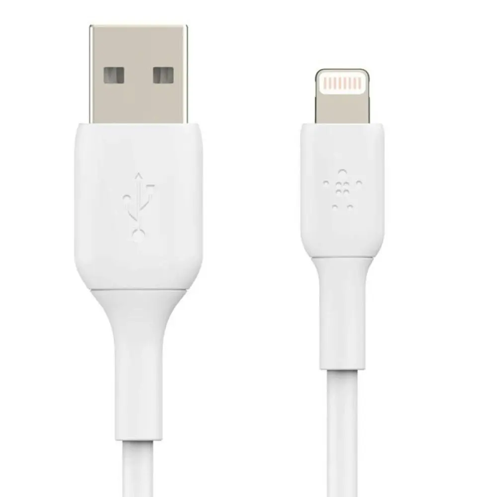 Belkin 1m Lightning MFI-Certified USB-A Cable Charging for Apple iPhone 11 XS WH