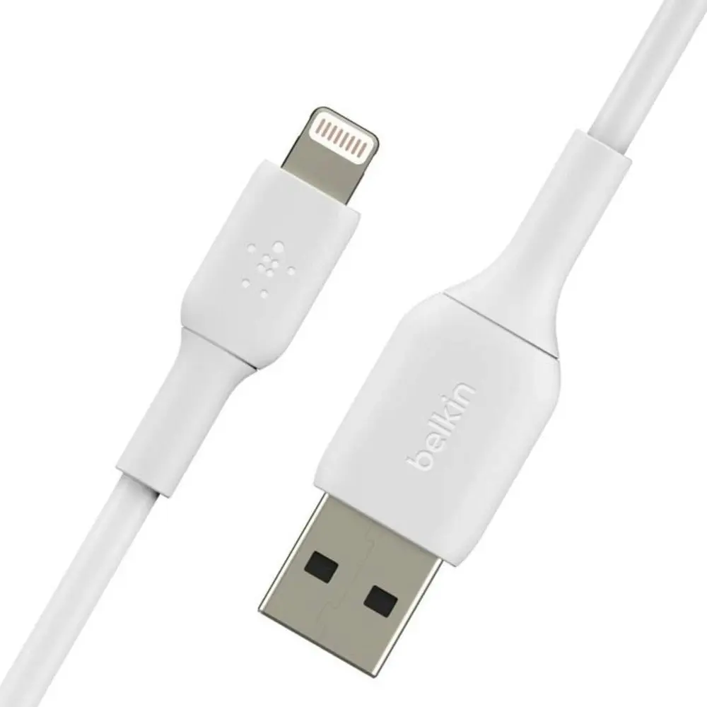 Belkin 1m Lightning MFI-Certified USB-A Cable Charging for Apple iPhone 11 XS WH