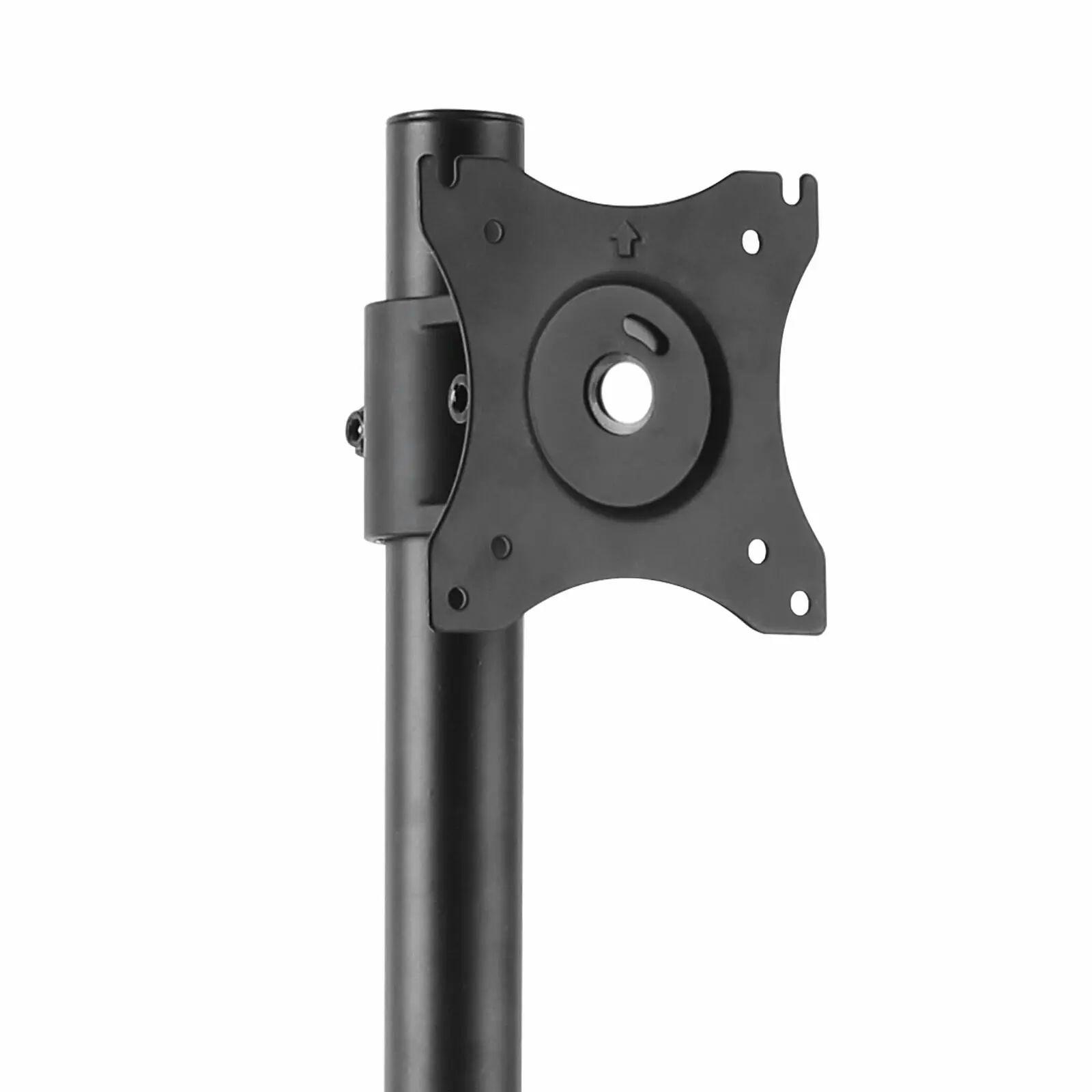 Star Tech Dual Adjustable Vertical 10kg Per Monitor Mount f/ 13-27in Display BLK