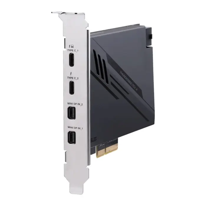 Asus ThunderboltEX 4 Expansion Card/Ports Dual Thunderbolt/USB-C/DP/PCIe 3.0