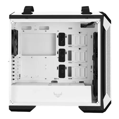 Asus GT501 TUF Computer PC Gaming Case ATX Mid Tower Case RGB Tempered Glass WHT