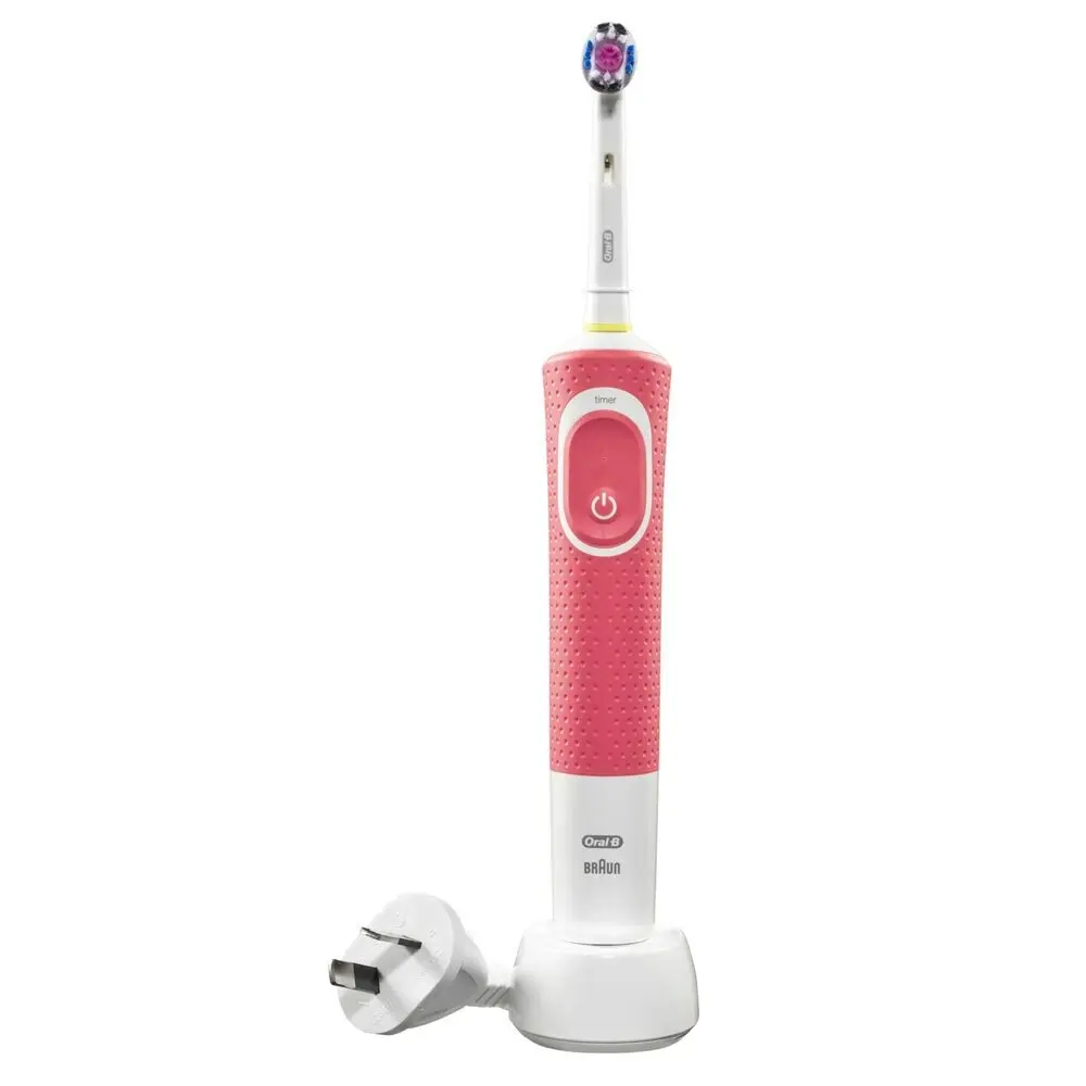 Oral B Electric Rechargeable Dental Care Power Toothbrush Pro 100 3D WHT Polish