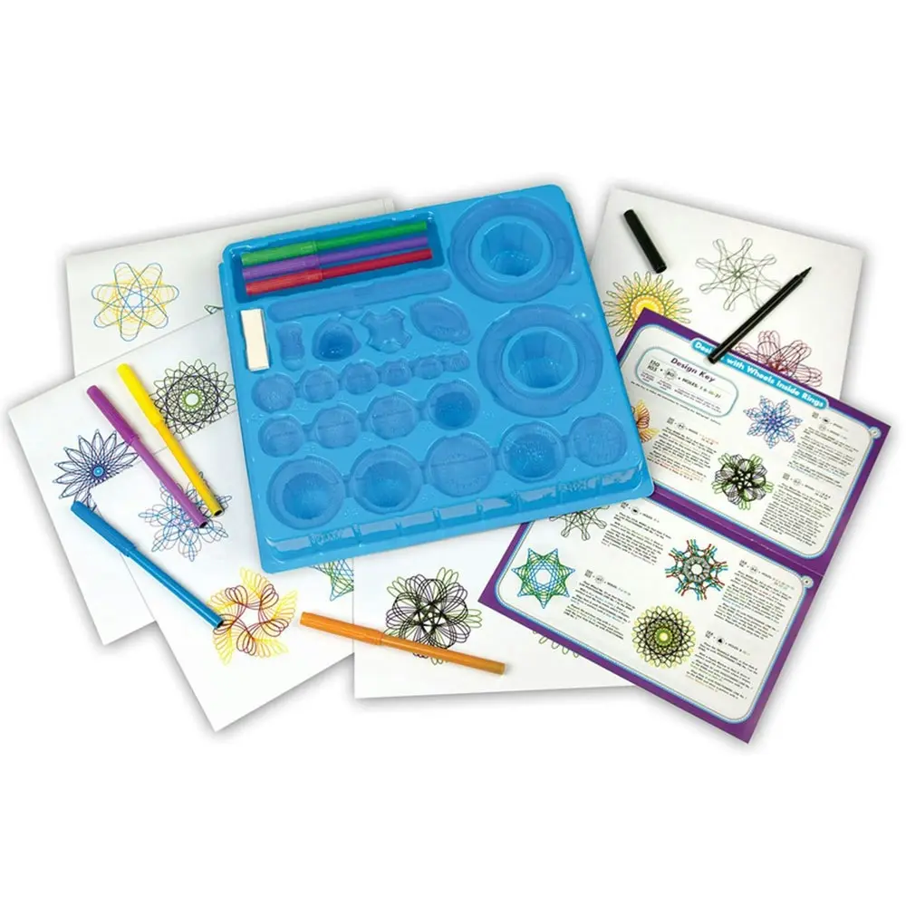 Original Spirograph Kit Markers Draw Drawing Kids Art Design Craft Create