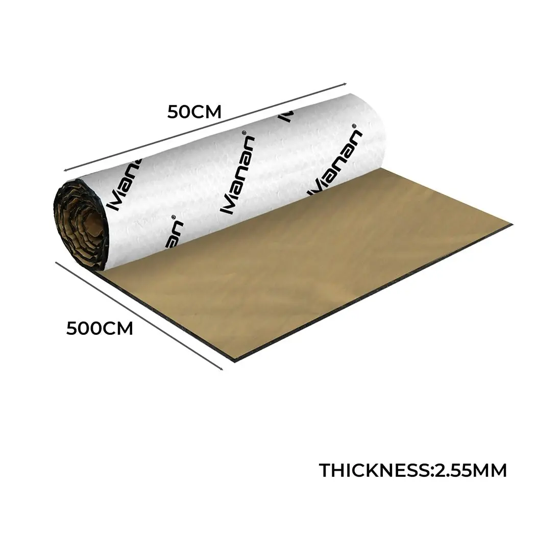 Manan Sound Deadener Butyl Roller 5M Heat Shield Noise Insulation Deadening Mat