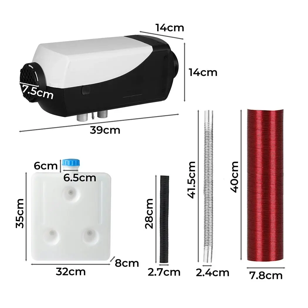 Manan Caravan Diesel Air Heater 8KW 12V Tank Vent Duct Thermostat Motorhome RV