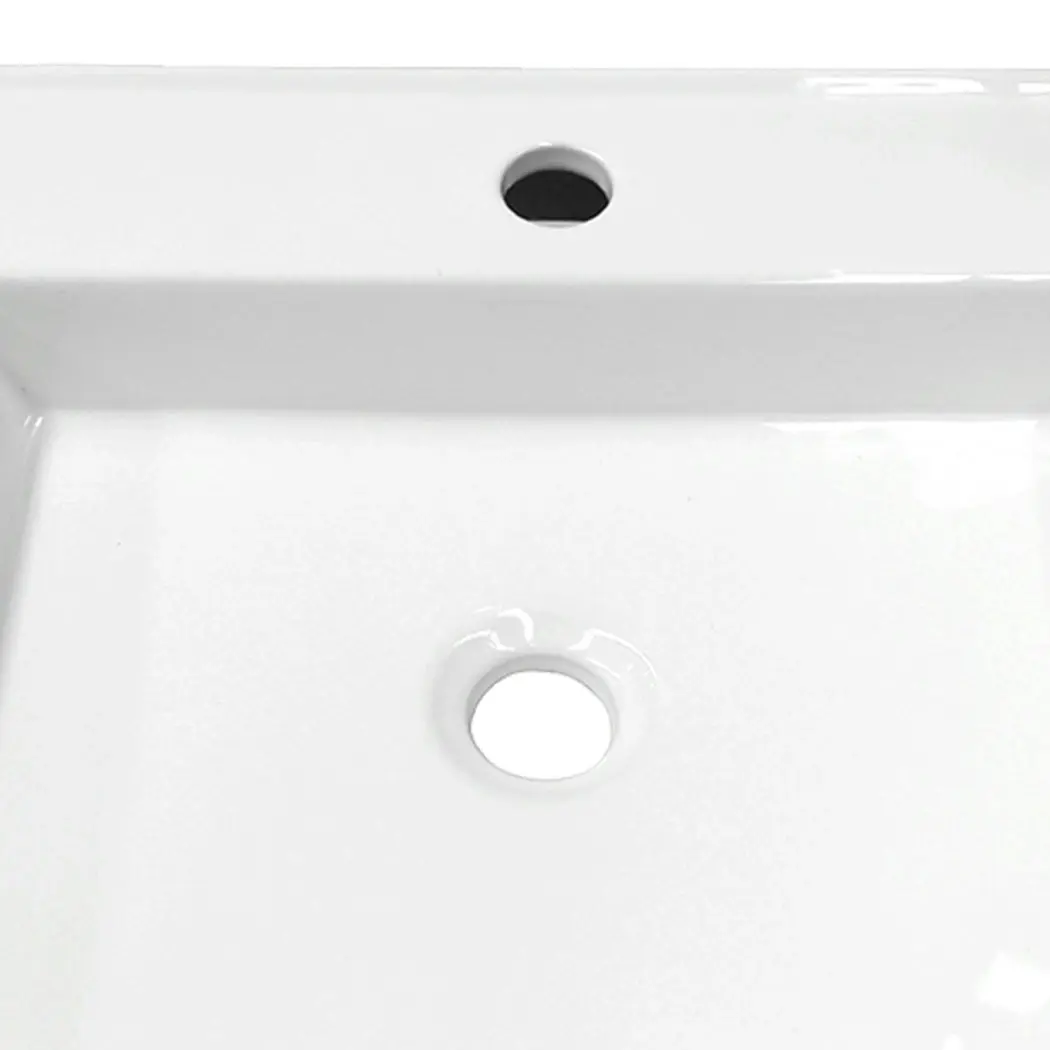 Traderight Group  Ceramic Basin Bathroom Wash Counter Top Hand Wash Sink Vanity Above Square