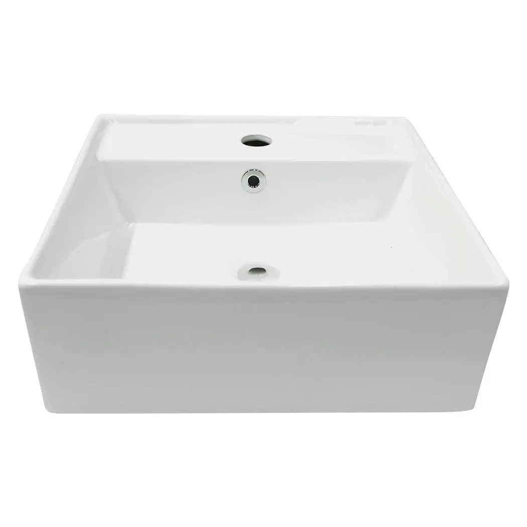 Traderight Group  Ceramic Basin Bathroom Wash Counter Top Hand Wash Sink Vanity Above Rectangle