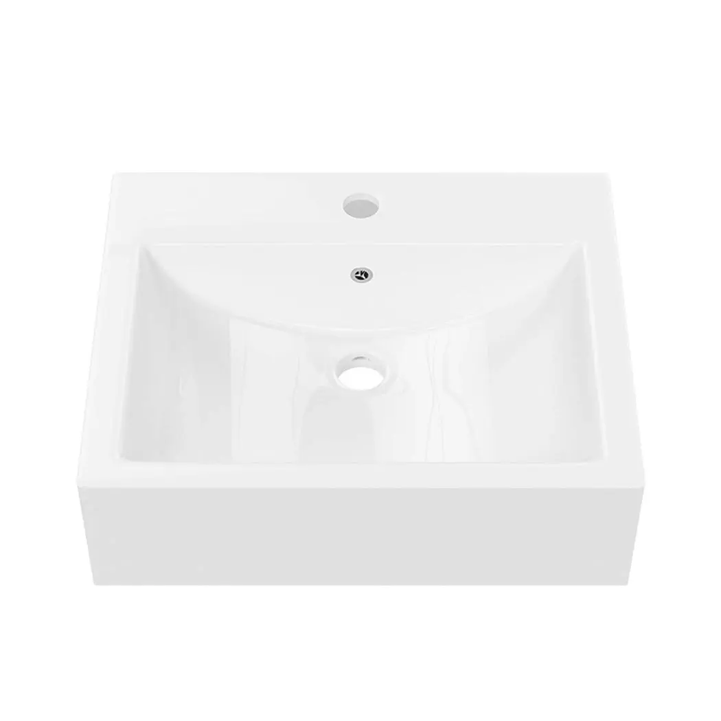 Traderight Group  Ceramic Basin Bathroom Wash Counter Top Hand Wash Sink Vanity Above Rectangle