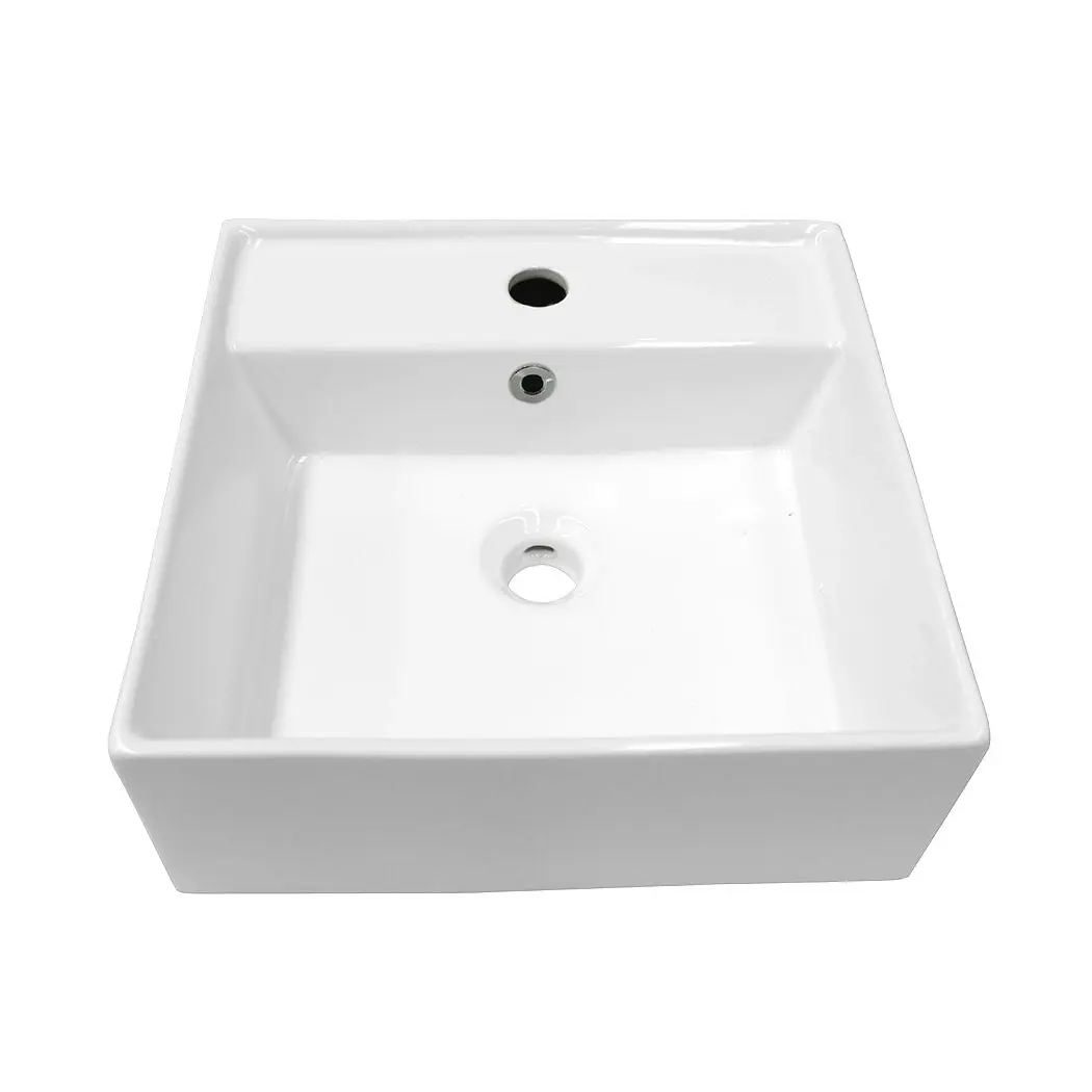 Traderight Group  Ceramic Basin Bathroom Wash Counter Top Hand Wash Sink Vanity Above Rectangle