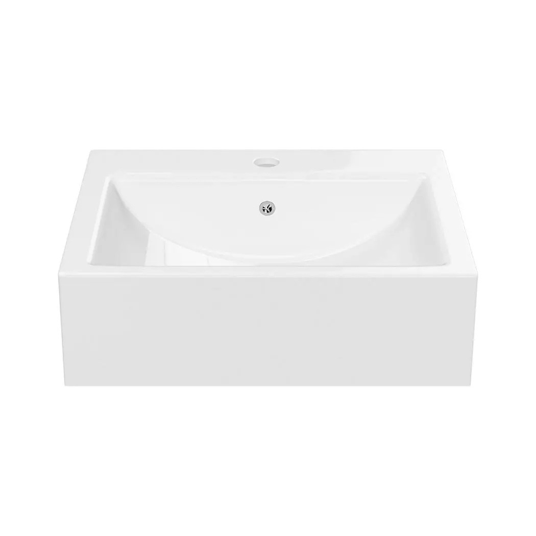 Traderight Group  Ceramic Basin Bathroom Wash Counter Top Hand Wash Sink Vanity Above Rectangle