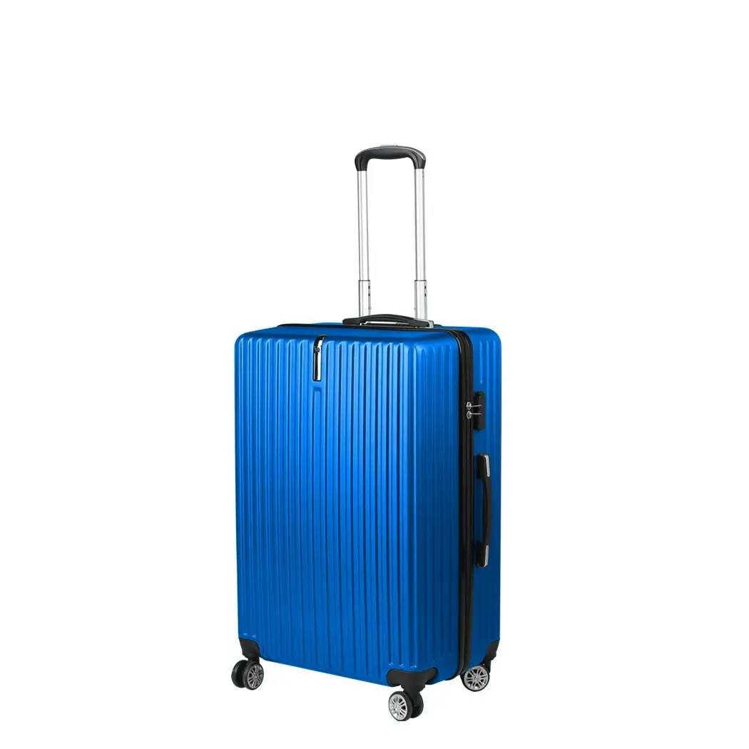 Slimbridge 20" Carry On Luggage Suitcase Travel TSA Lock Hard Shell Case Blue