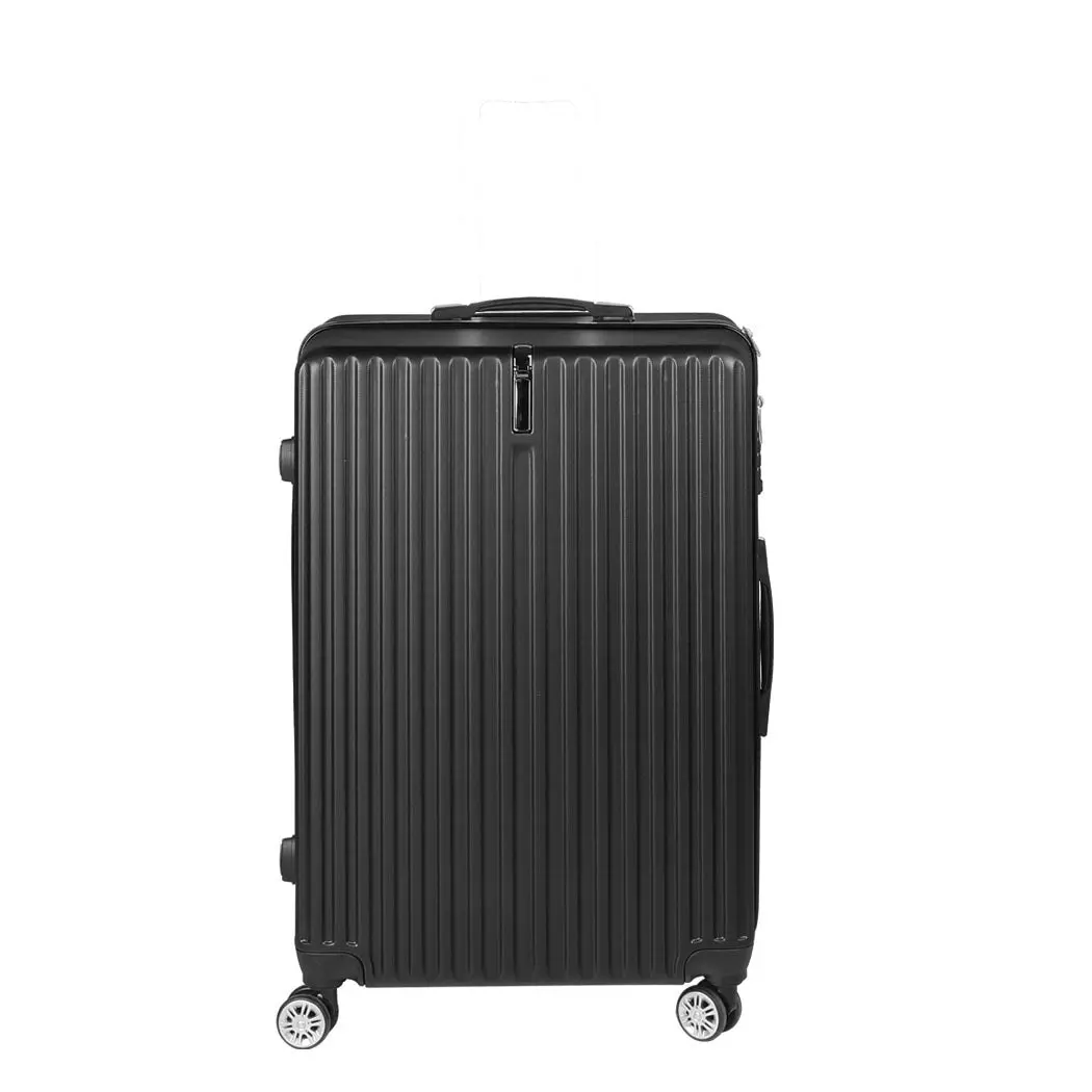 Slimbridge 24" Inch Luggage Suitcase Travel TSA Lock Hard Shell Carry Case Black