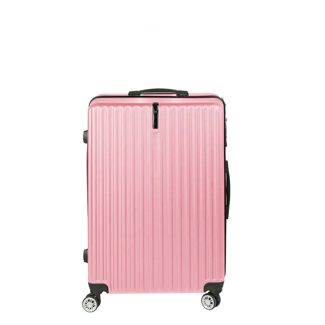 Slimbridge 24" Inch Luggage Suitcase Travel TSA Lock Hard Shell Carry Rose Gold