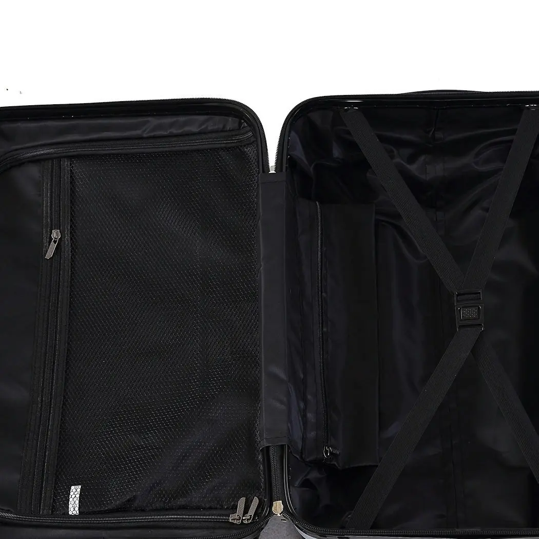 Slimbridge 28" Luggage Suitcase Travel TSA Hard Shell Carry Lightweight Black