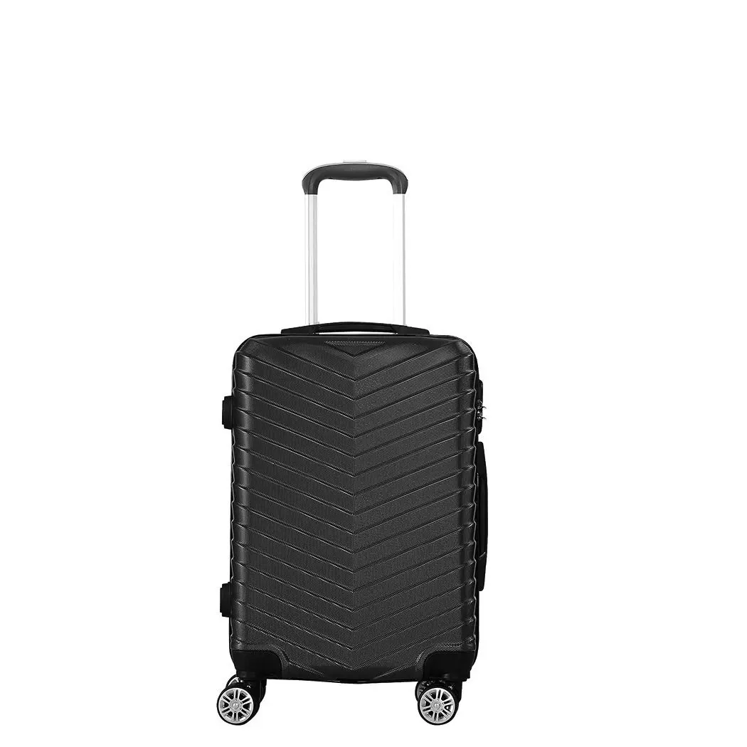 Slimbridge 28" Luggage Suitcase Travel TSA Hard Shell Carry Lightweight Black