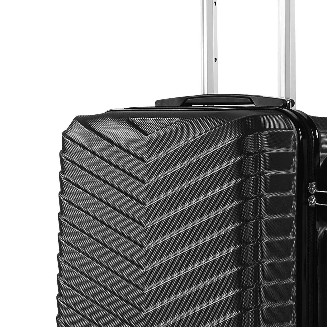 Slimbridge 28" Luggage Suitcase Travel TSA Hard Shell Carry Lightweight Black