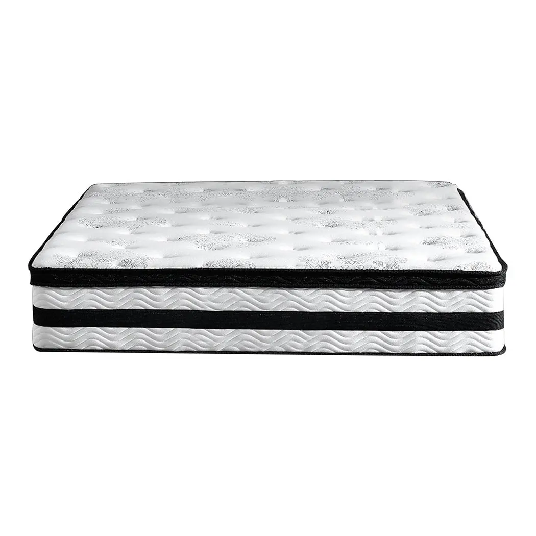 Dreamz Spring Mattress Bed Pocket Egg Crate Foam Medium Firm Queen Size 35CM