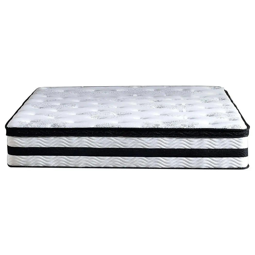 Dreamz Spring Mattress Bed Pocket Egg Crate Foam Medium Firm Queen Size 35CM