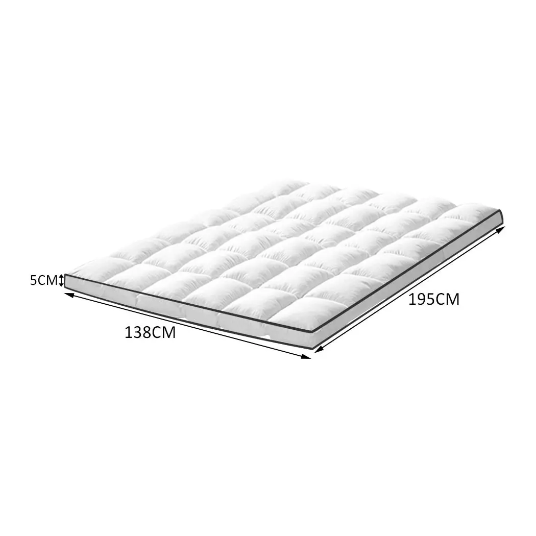 Dreamz Pillowtop Mattress Topper Mat Bedding Luxury Pad Protector Cover Double