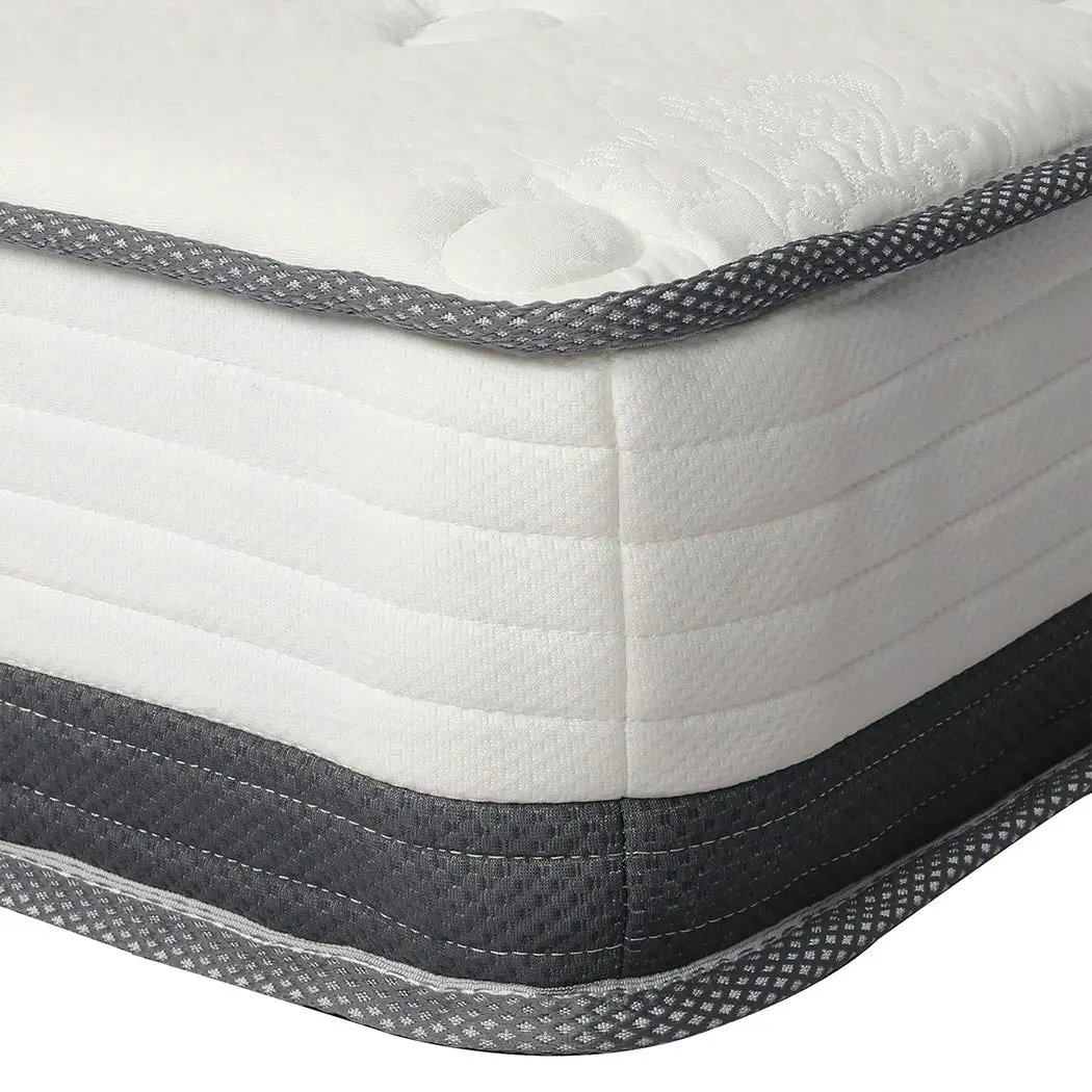 Dreamz Pocket Spring Mattress HD Foam Medium Firm Bedding Bed Top Queen 21CM