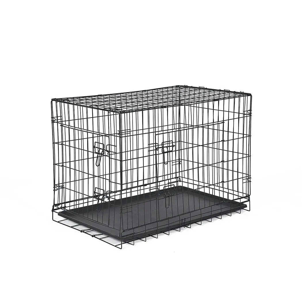 Pawz Pet Dog Cage Crate Kennel Portable Collapsible Puppy Metal Playpen 42"