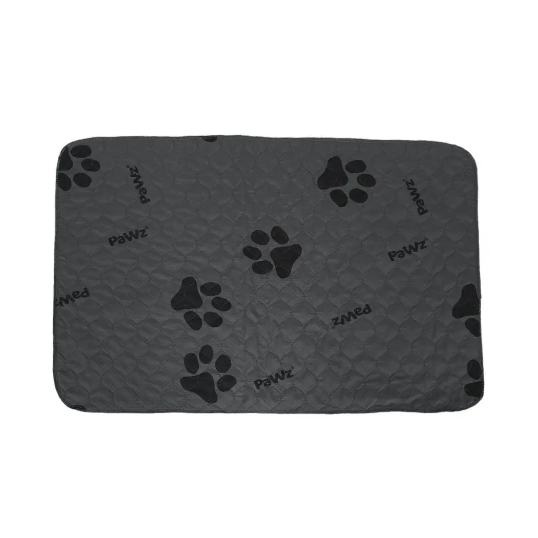 Pawz 2x Washable Dog Puppy Training Pad Pee Puppy Reusable Cushion Jumbo Grey