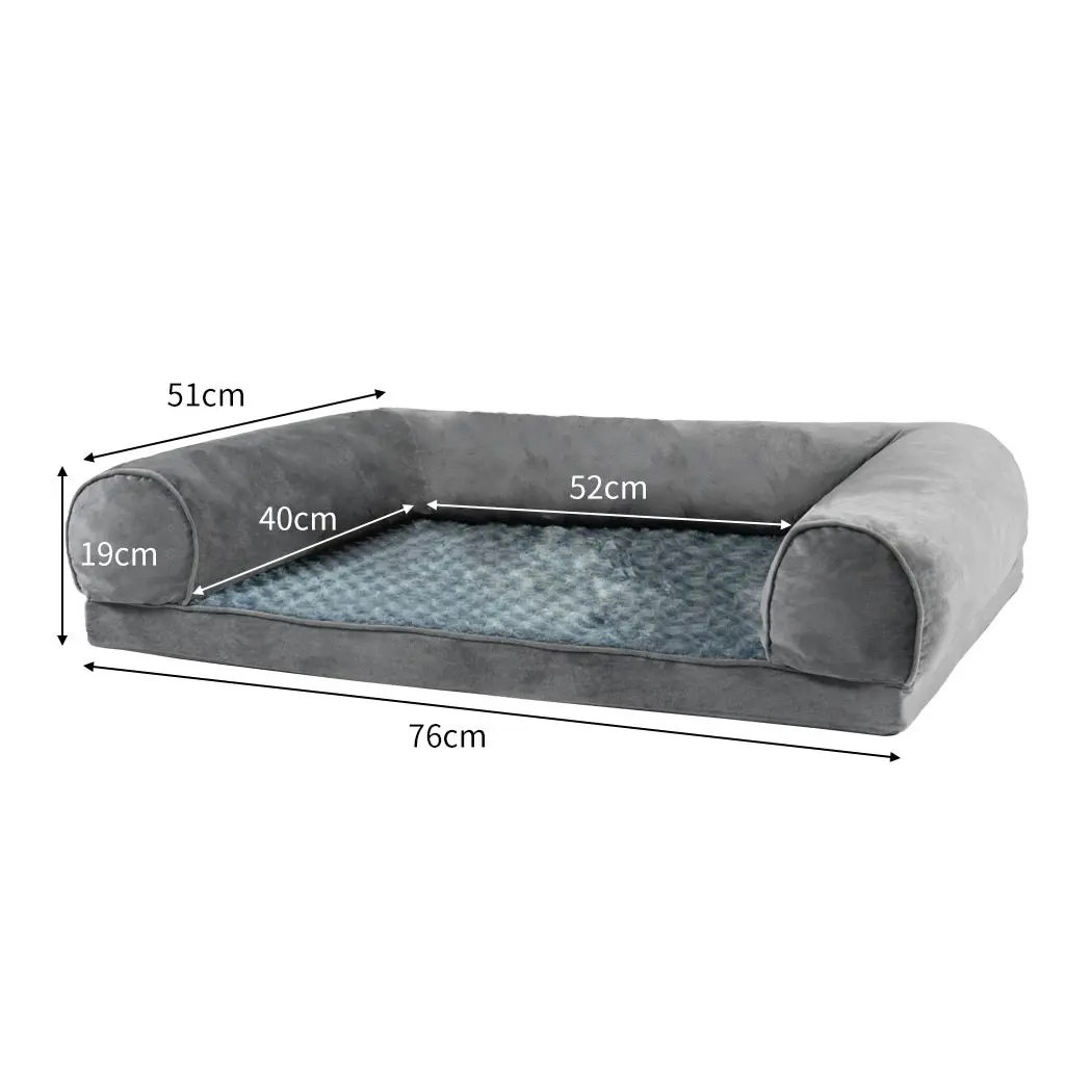 Pawz Pet Bed Sofa Dog Beds Bedding Soft Warm Mattress Cushion Pillow Mat Plush M