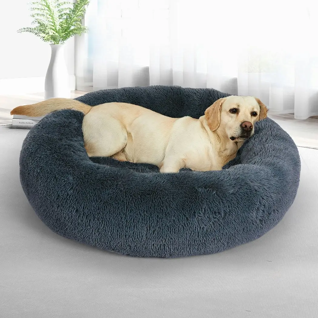 Pawz Pet Bed Dog Beds Mattress Bedding Cat Pad Mat Cushion Winter M Dark Grey