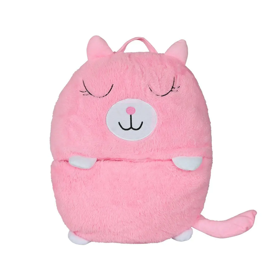 Mountview Sleeping Bag Child Pillow Stuffed Toy Kids Bags Gift Toy Cat 180cm L