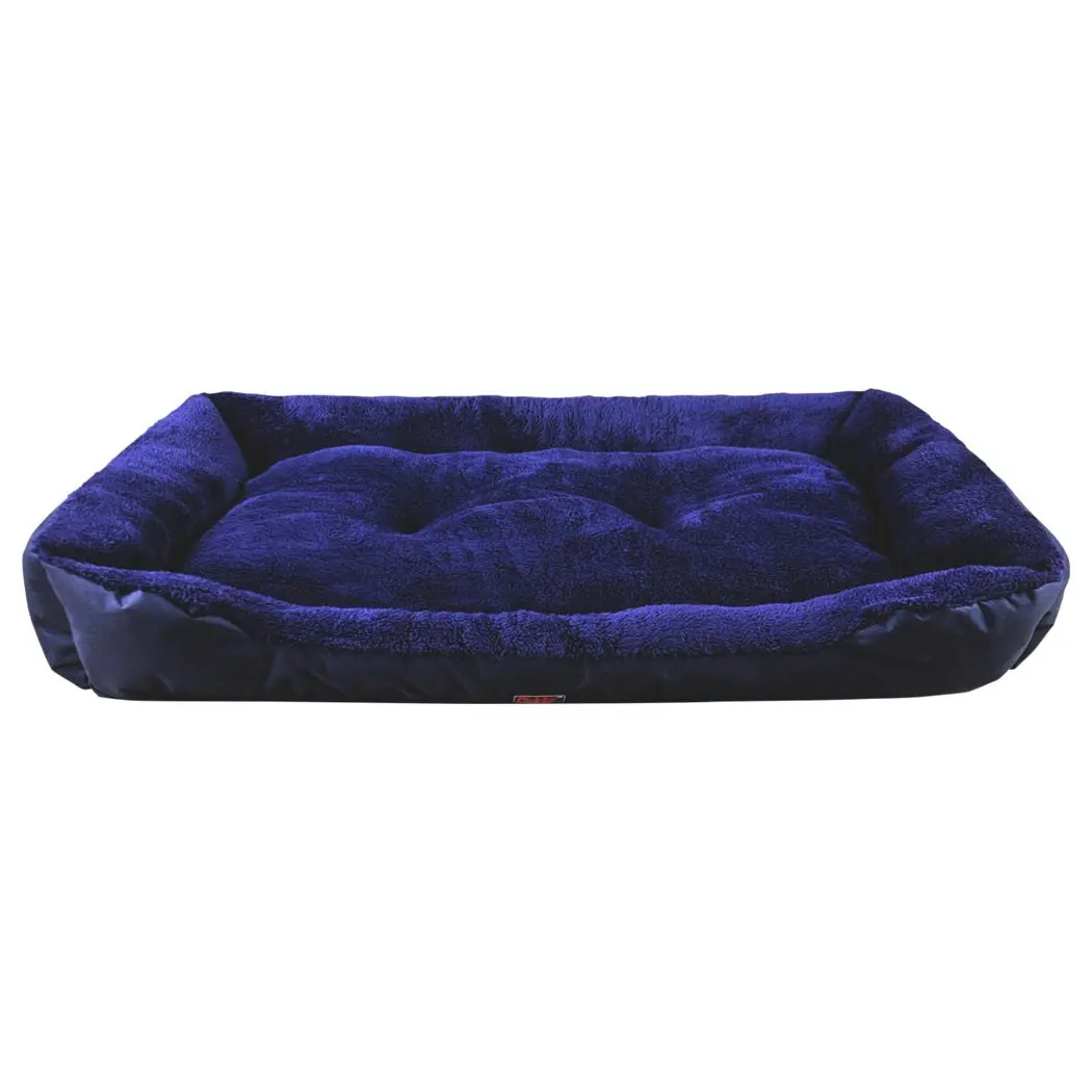 Pawz Pet Bed Mattress Dog Cat Pad Mat Cushion Soft Winter Warm 2X Large Blue