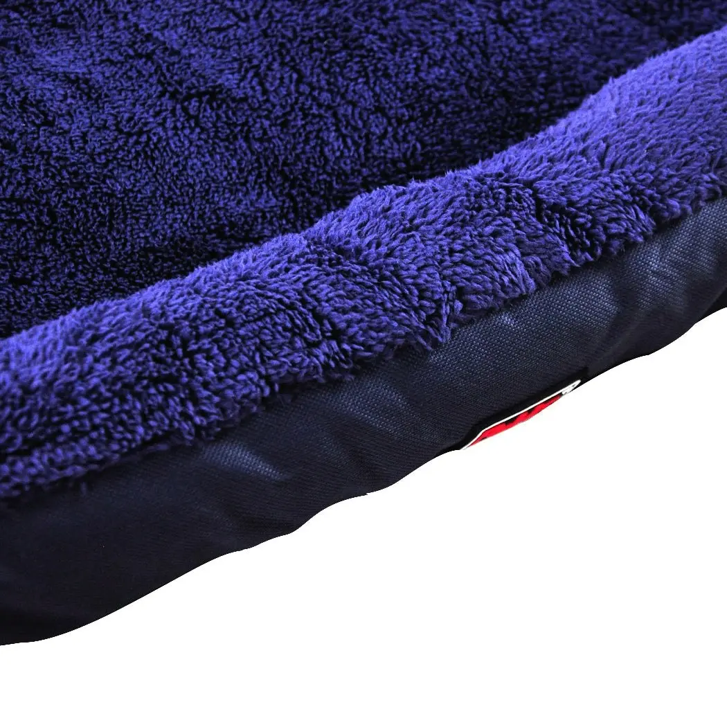 Pawz Pet Bed Mattress Dog Cat Pad Mat Cushion Soft Winter Warm 2X Large Blue