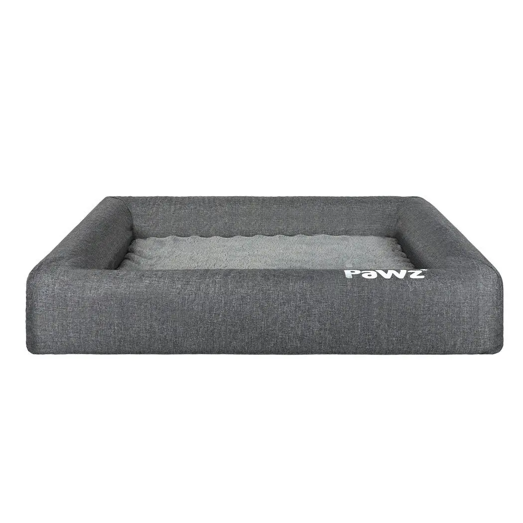 Pawz Memory Foam Pet Bed Calming Dog Cushion Orthopedic Mat Washable Removable M